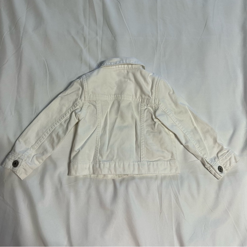 White Jean Jacket - Picture 2 of 4